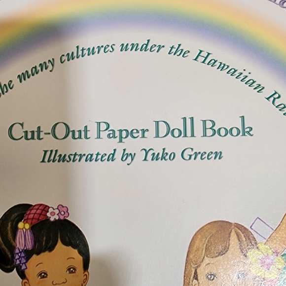 Vintage 1999  "The Golden children of Hawaii" paper dolls - Picture 8 of 10